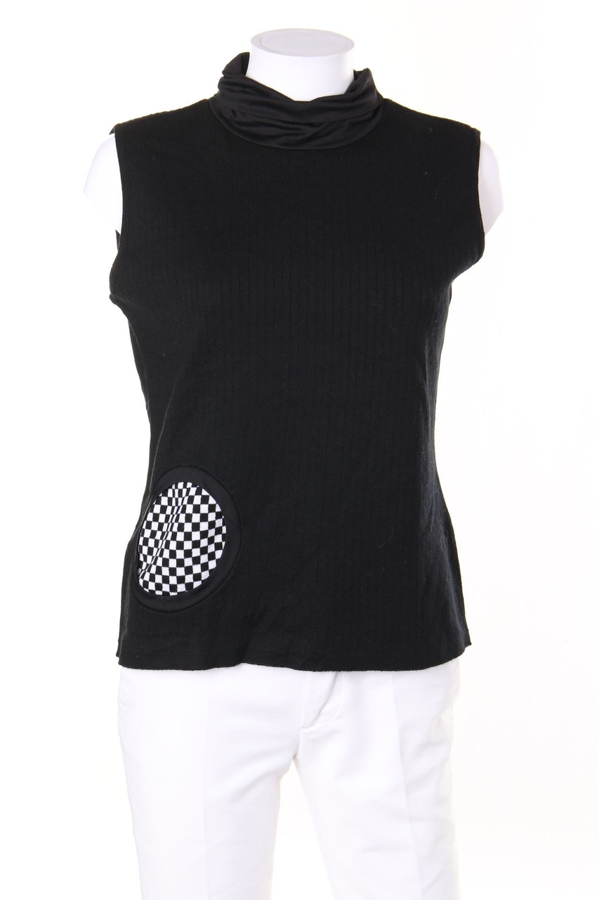 SEM PER LEI. - Strick-Top mit Merinowolle - L