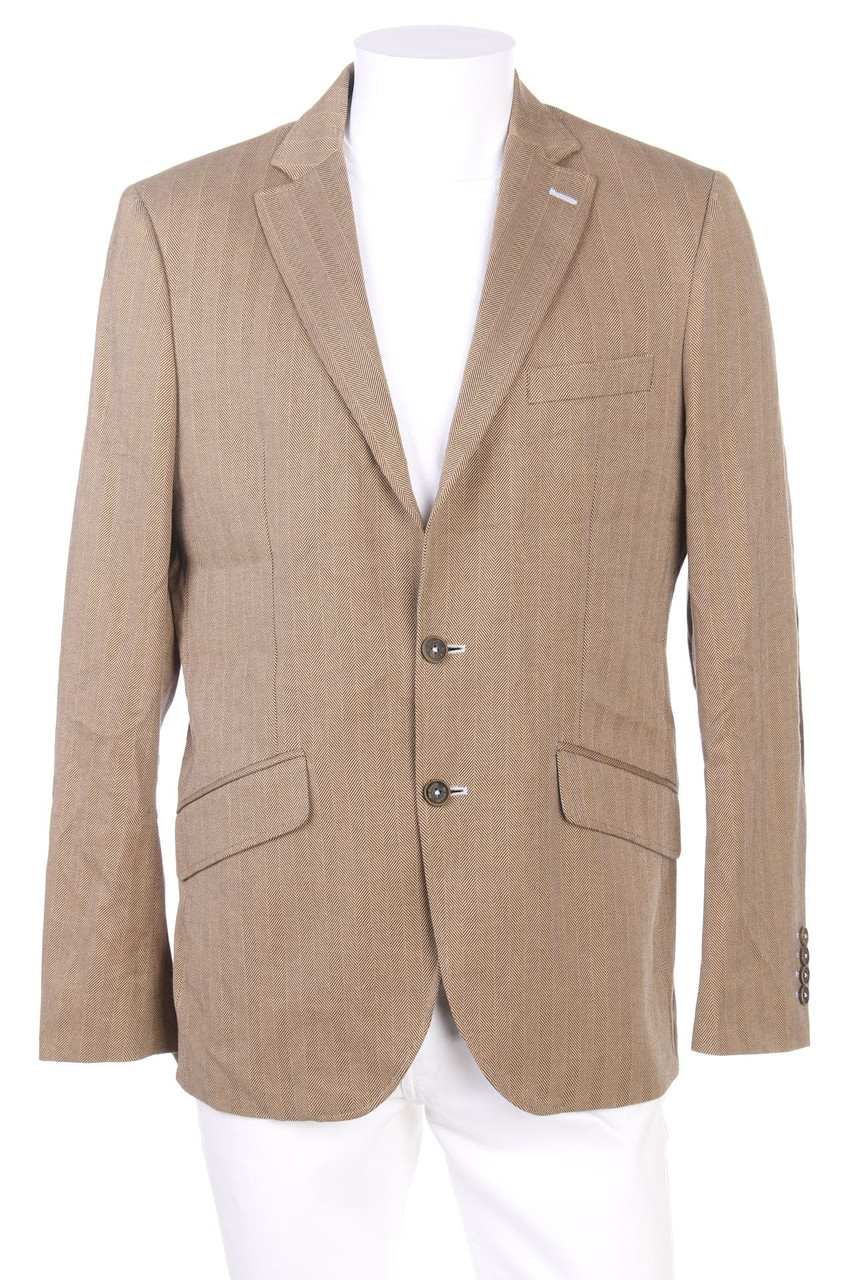 EL GANSO - Baumwoll-Blazer mit Elbow Patches - 50