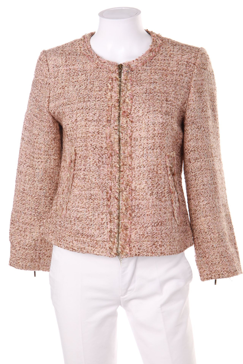 Ohne Label - Blazer-Jacke mit Fransen - D 36-38