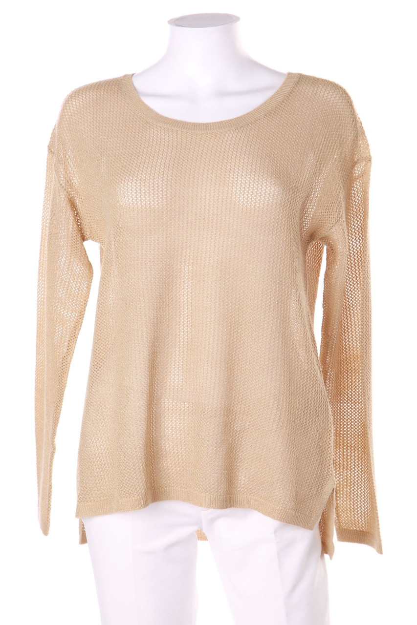 Yessica by C&A - Oversize-Glitzer-Strick-Pullover mit überschnittener Schulter - S