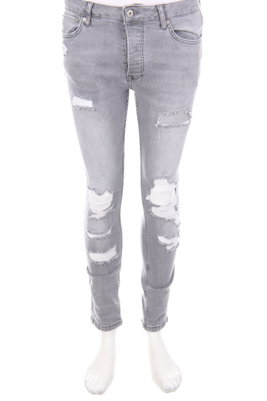 TOPMAN - Destroyed Skinny-Jeans - W32
