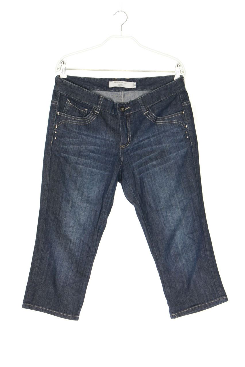 GIORDANO - Used Look Cropped Jeans - W30