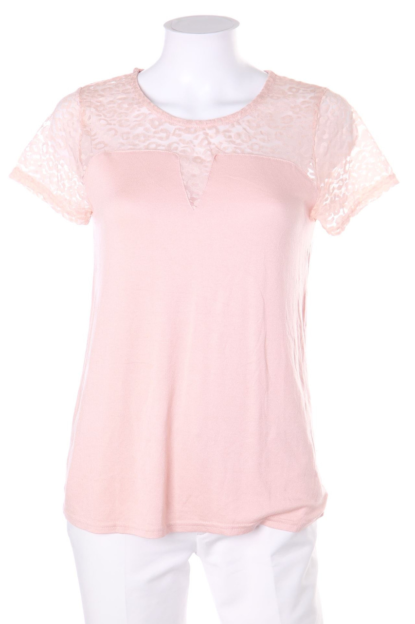 AVANT PREMIERE - Shirt mit Spitzen-Einsatz - L