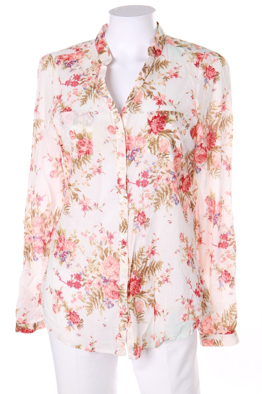 SECONDHAND - Bluse mit floralem Muster - L