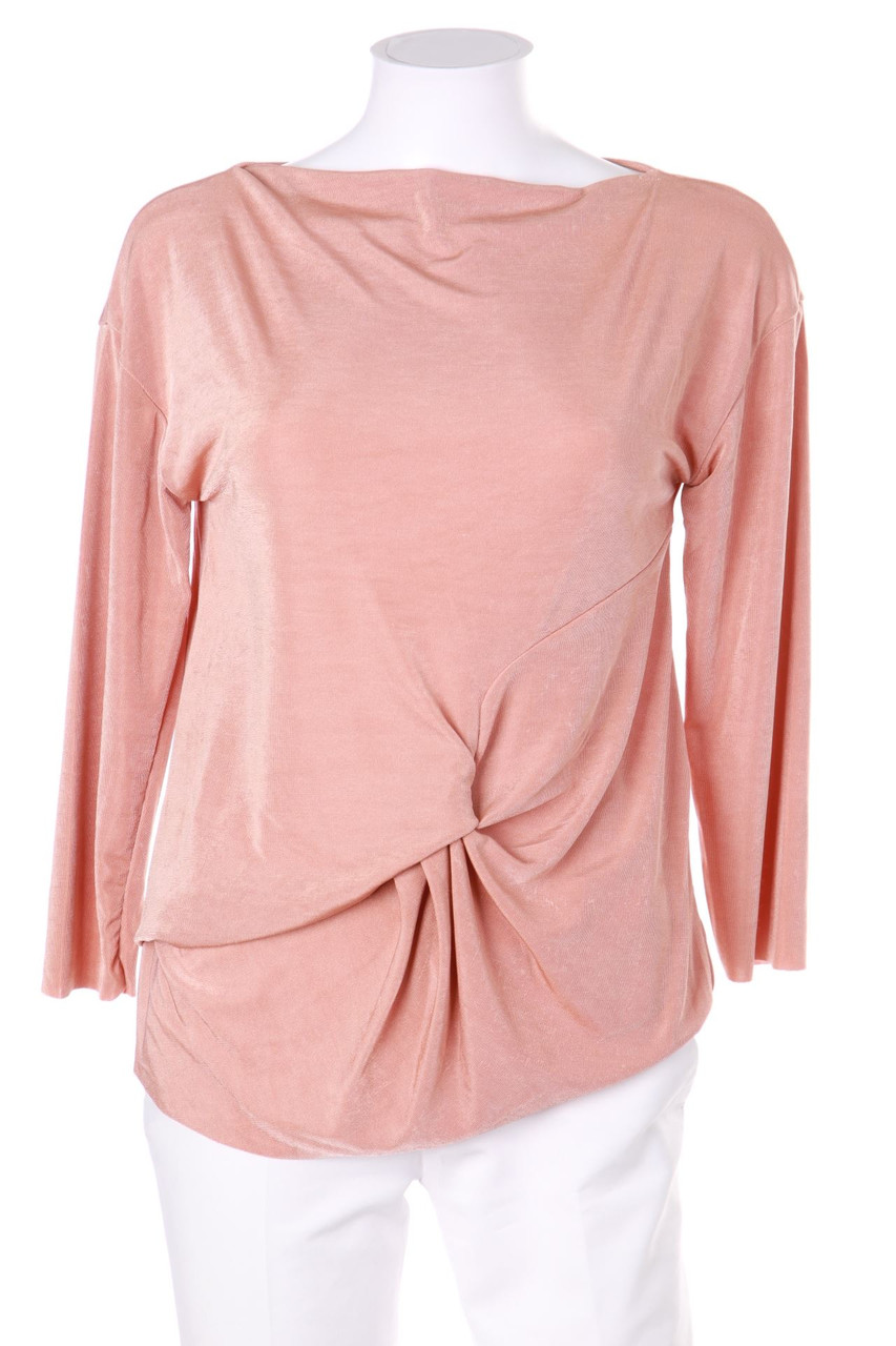 MANGO SUIT - 3/4-Arm-Shirt mit Drapierung - S