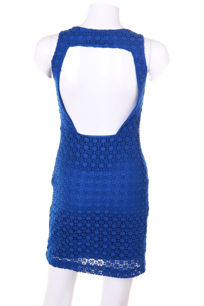 ZARA TRF - Kleid aus Spitze mit tiefem Rückenausschnitt - XS