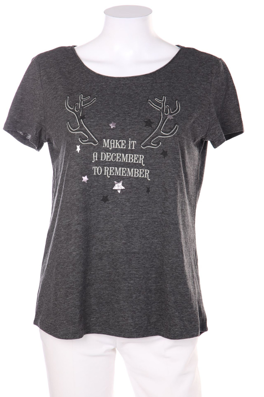 ESPRIT de corp - Kurzarm-Shirt mit Print - M