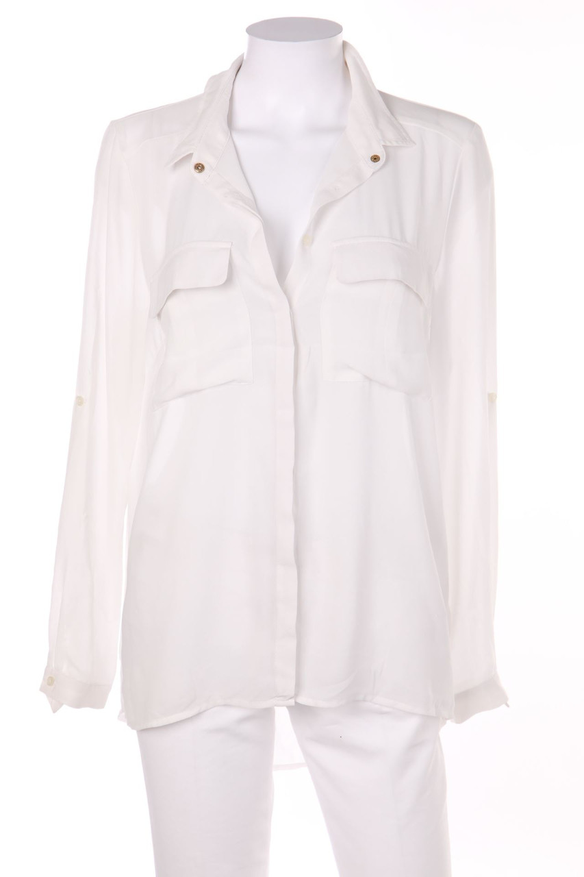 FASHION BASIC DEPT. - Bluse mit aufgesetzten Taschen - M