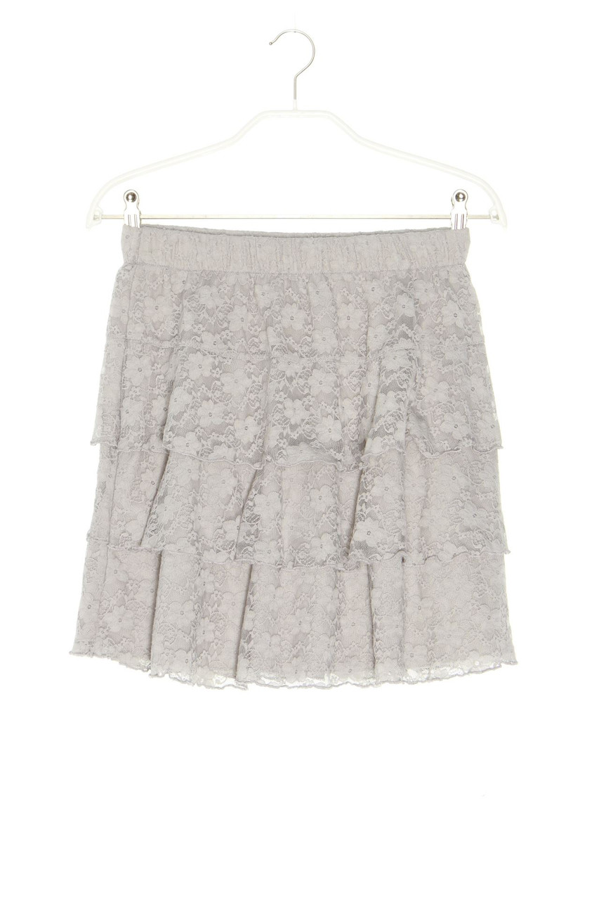 redoute création - Spitzen-Rock im Layer Look mit floralem Muster - D 32-34