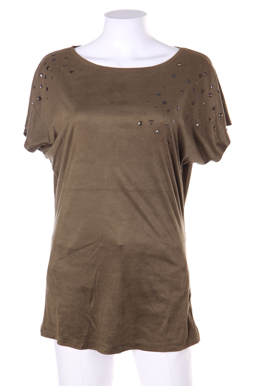 SECONDHAND - Shirt mit Applikationen - D 36-38