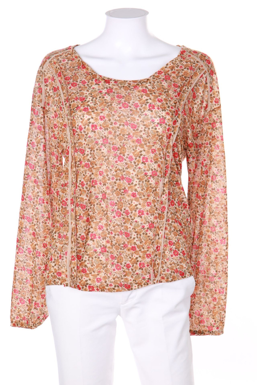 ZARA - T-Shirt mit überschnittener Schulter - L