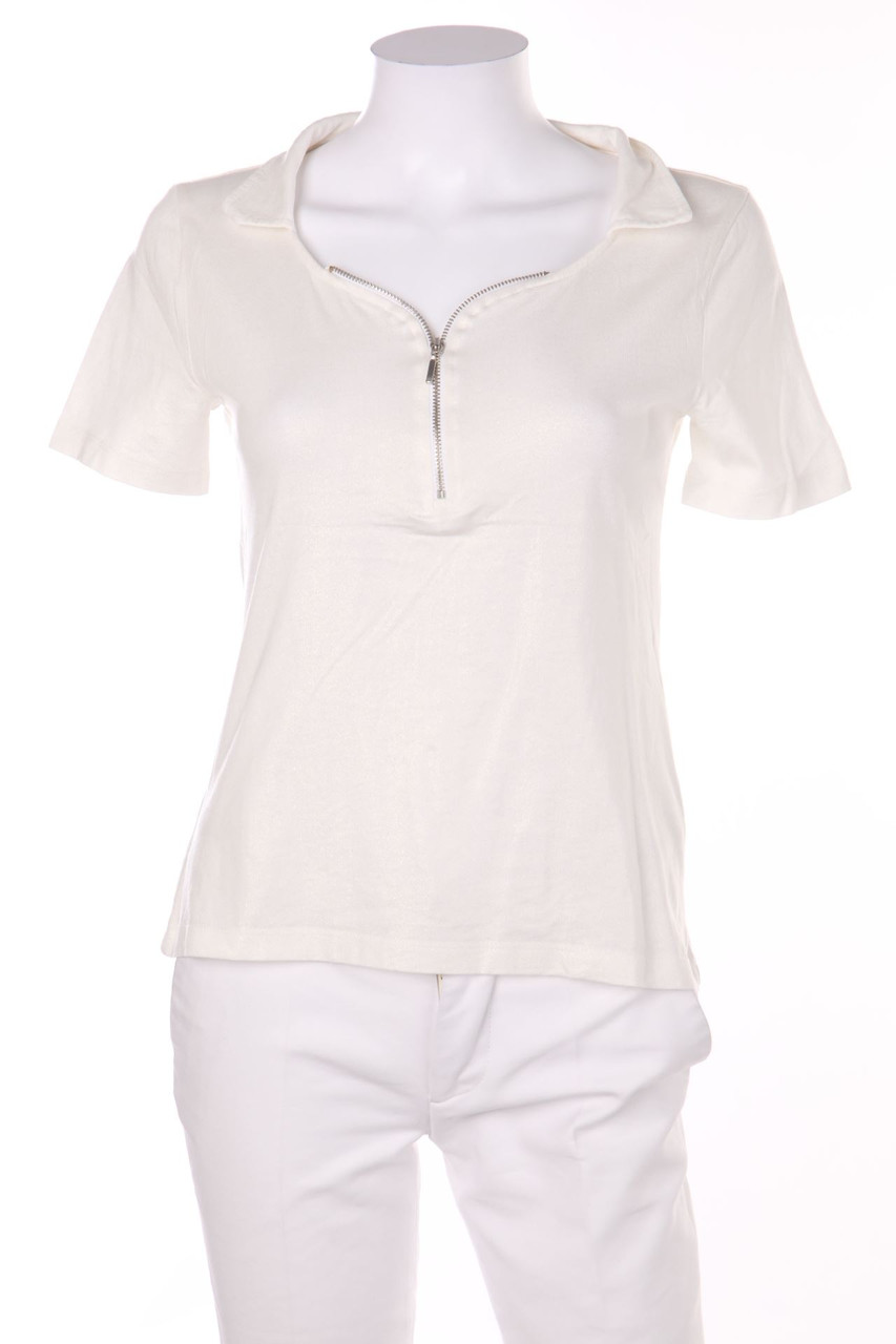 HEIDI - Kurzarm-Shirt mit Metallic-Effekt - S