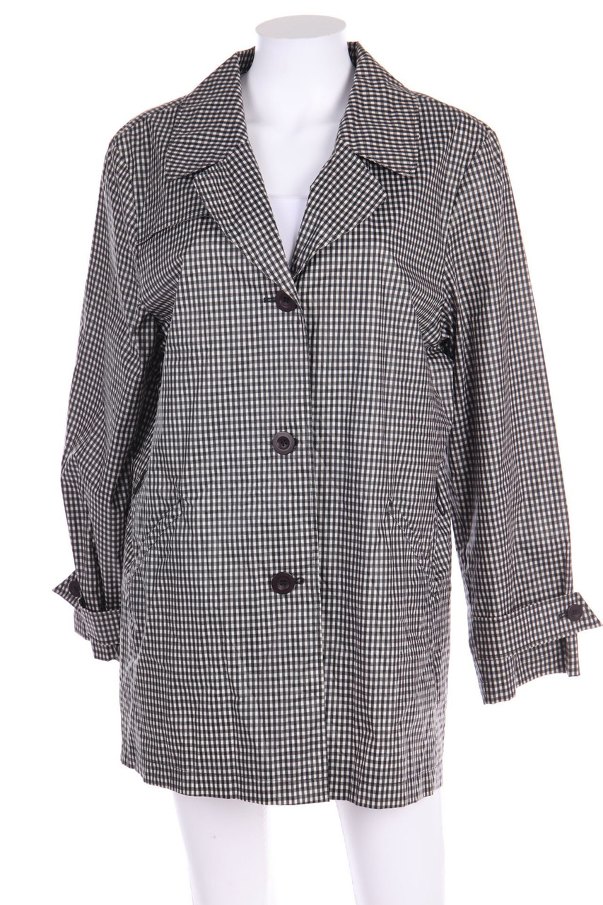 DAMO DONNA - Blazer-Jacke mit Karo-Muster - D 40