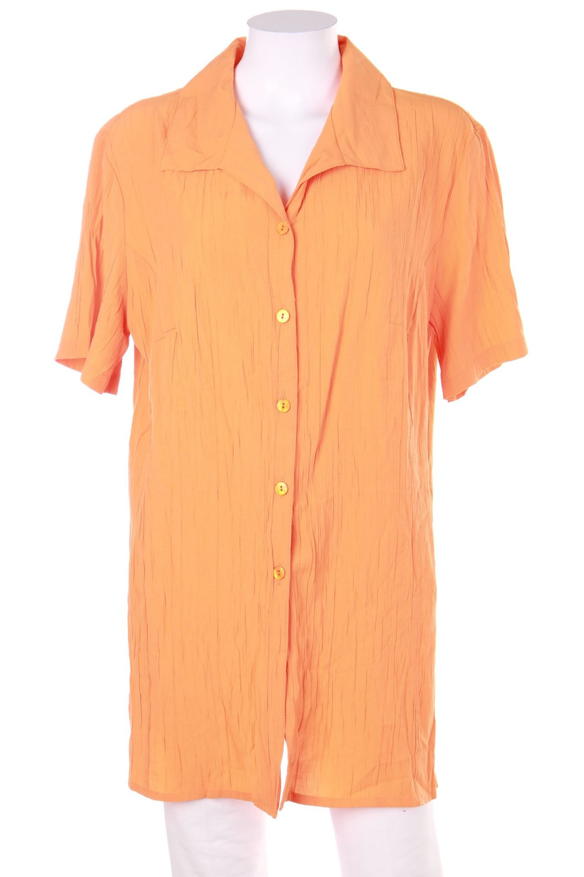 grandiosa - Hemd-Bluse mit kurzem Ärmel aus Viskose-Mix - D 46-48