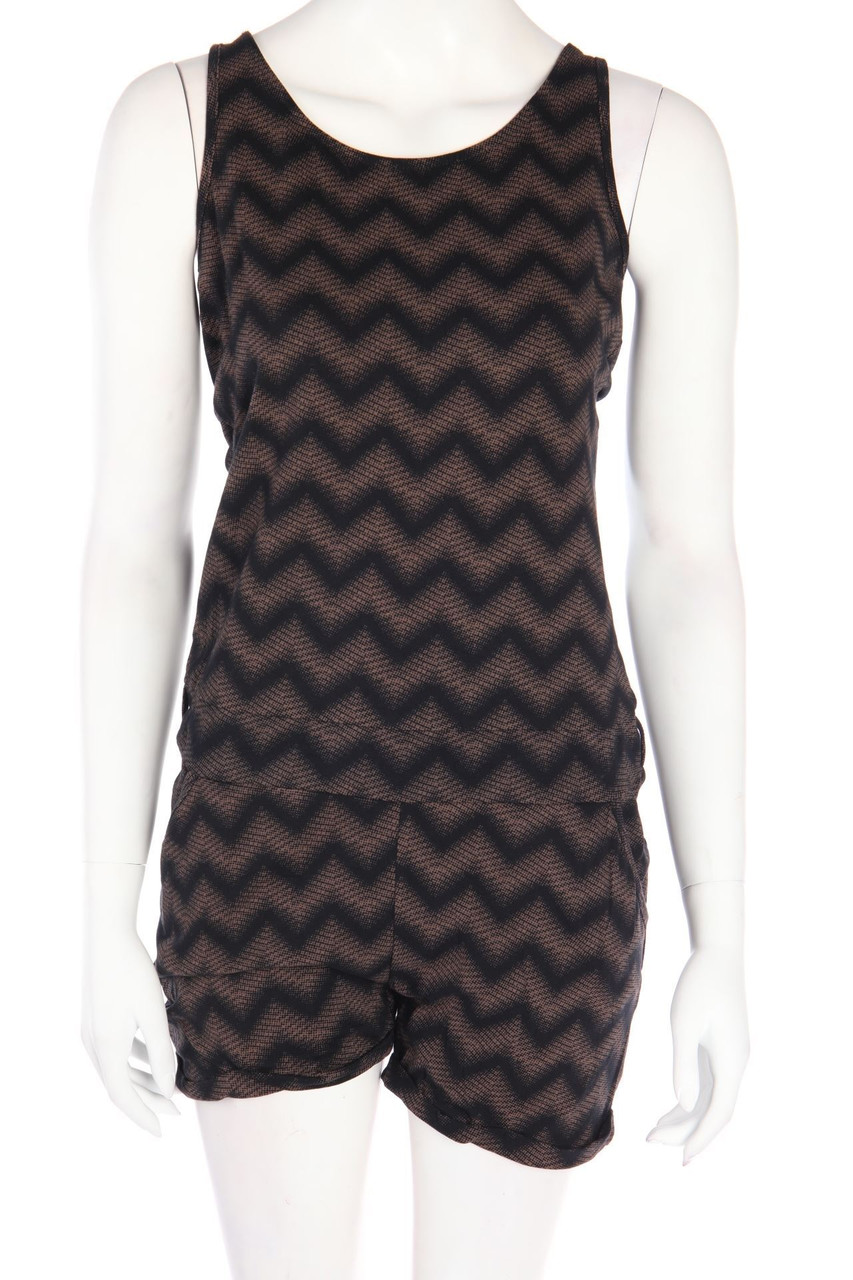 BLIND DATE - Playsuit aus Jersey mit Zickzack-Muster - M