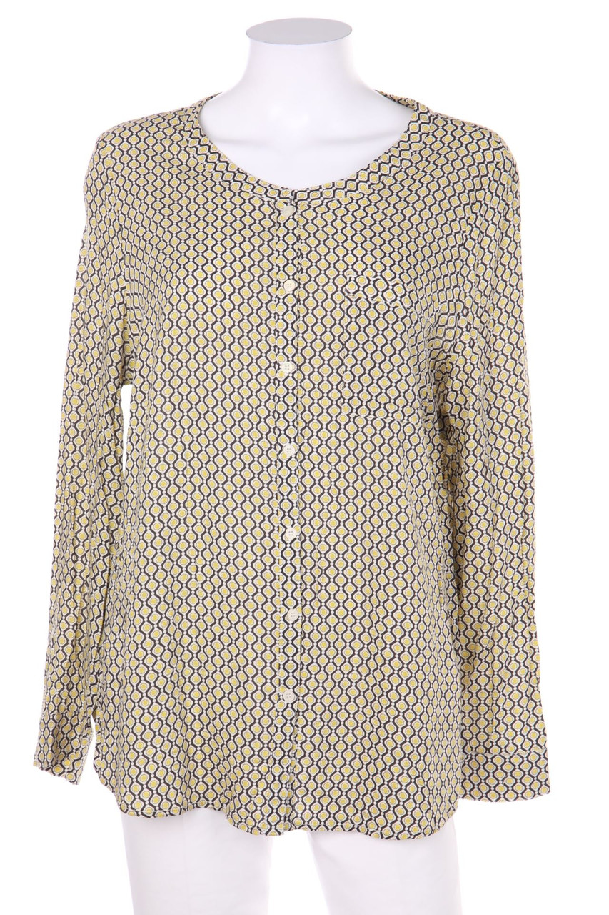 GINA LAURA - Hemd-Bluse mit geometrischem Muster - L