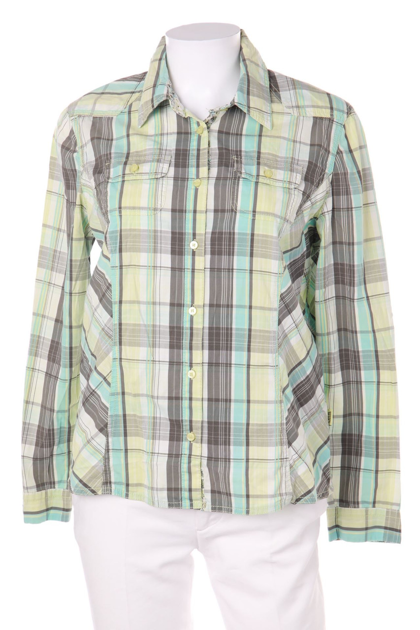 CECIL - Hemd-Bluse mit Karo-Muster - S