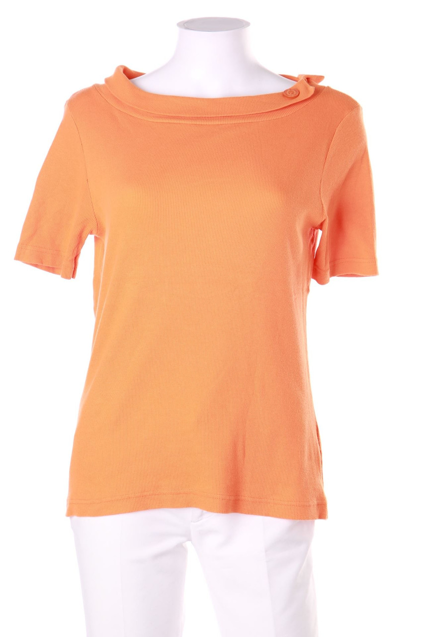 passport. - Kurzarm-Shirt mit Logo-Knöpfen - M