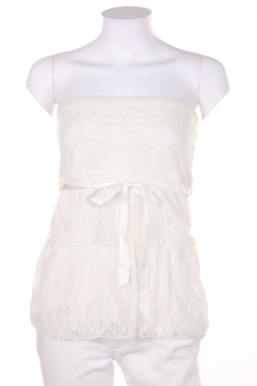 BLIND DATE - Bustier-Top aus Spitze im Layer Look - S