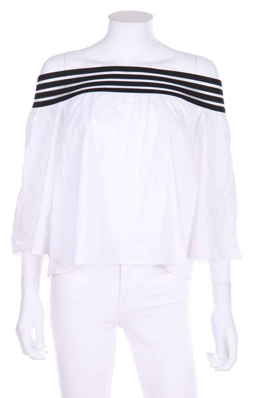 AVANT PREMIERE - Carmen-Bluse aus Baumwolle - D 36