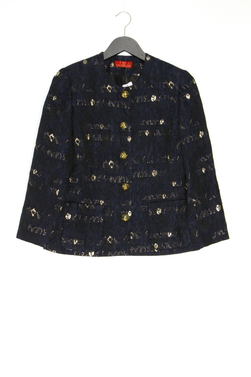 DEVERNOIS - Glitzer-Jacke mit floralem Muster mit Stickereien - D 40