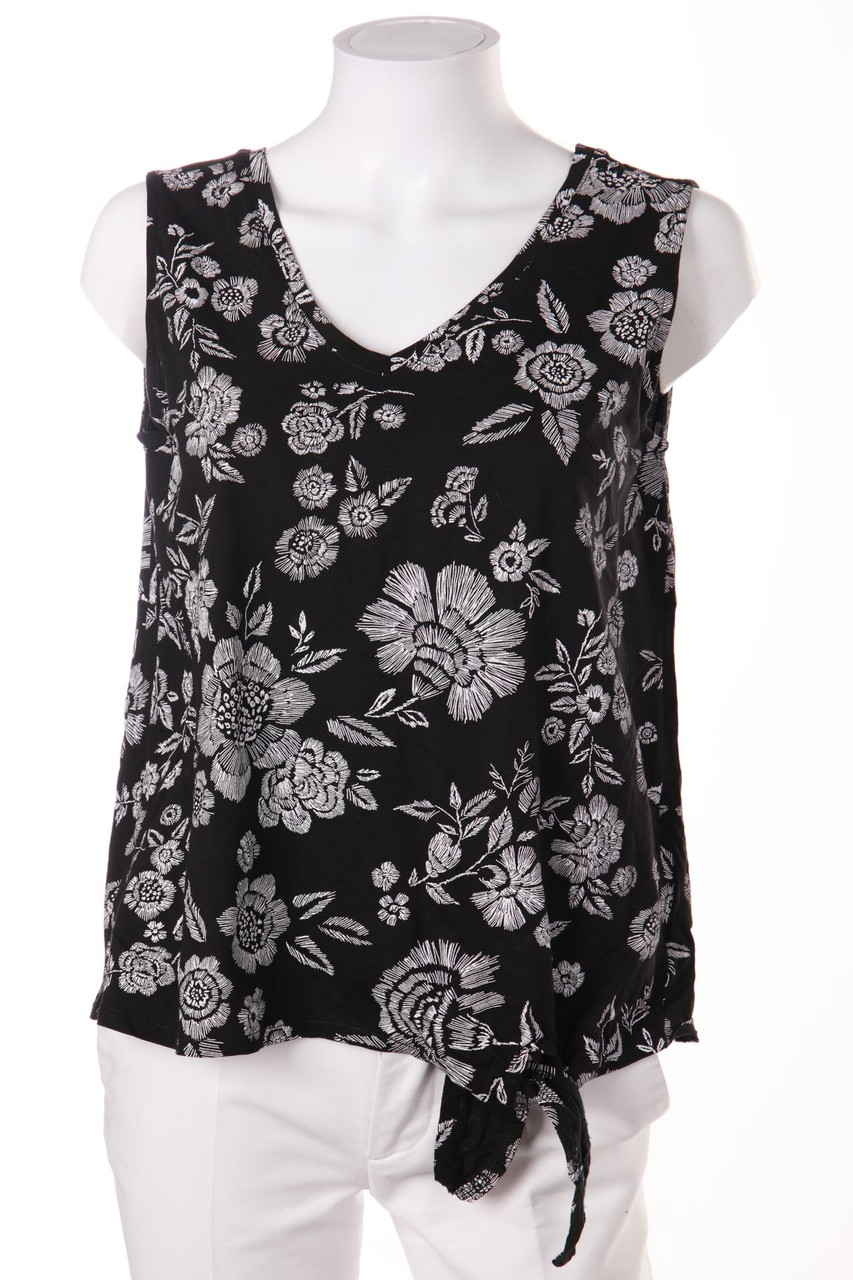 Yessica by C&A - Top mit floralem Muster zum Knoten - M