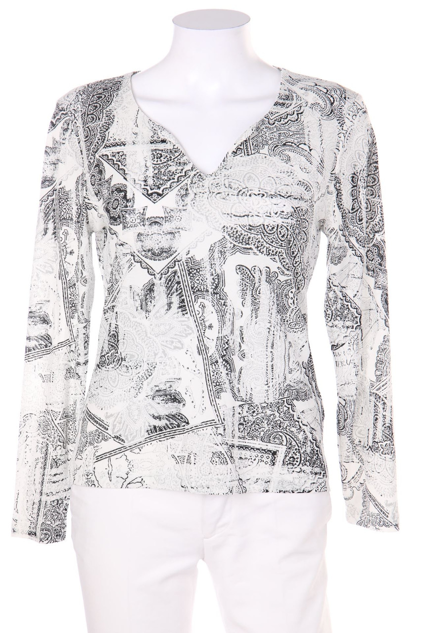 olsen - Longsleeve-Shirt mit Paisley-Print - D 36