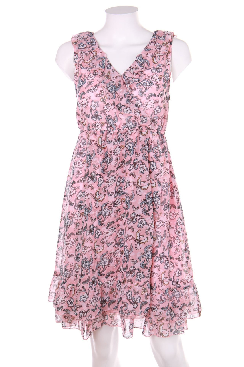 NKD - Kleid mit floralem Muster mit Volants - D 36