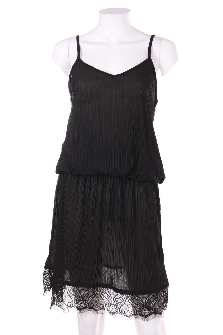 flame - Kleid mit Spitzen-Einsatz - M