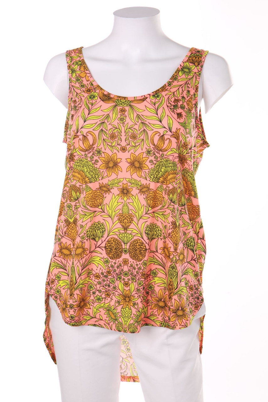 H&M CONSCIOUS - Top mit floralem Muster - S