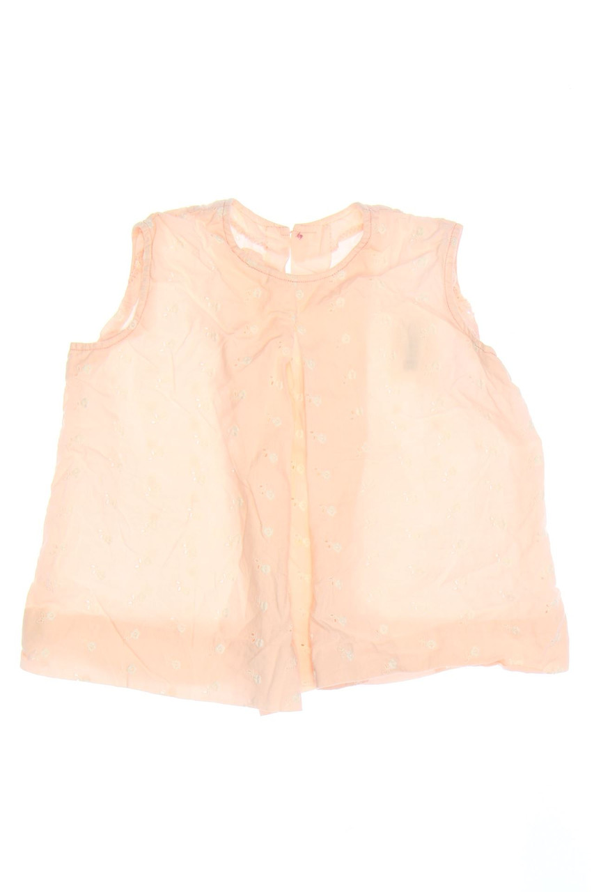 Ohne Label - Bluse mit Stickereien - 104