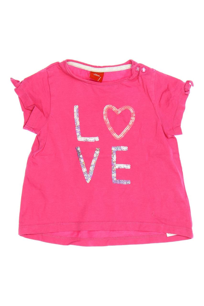 s.Oliver - T-Shirt mit Pailletten - 80