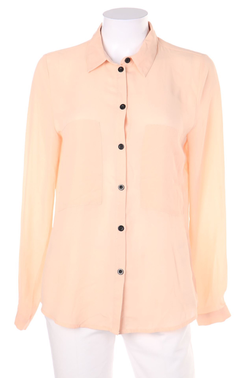 zebra - Oversize-Hemd-Bluse aus Crêpe - XS