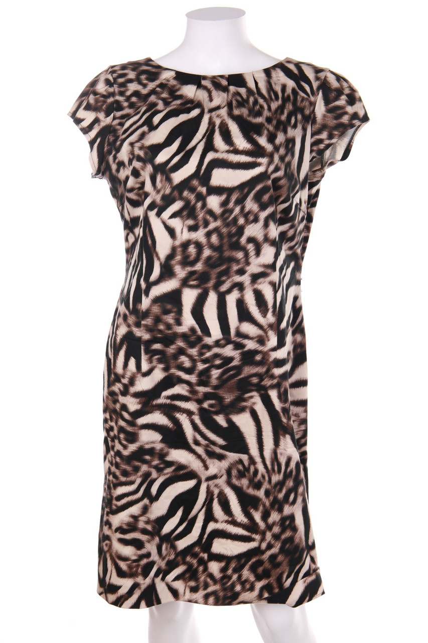 comma - Etui-Kleid mit Animal-Print - D 40