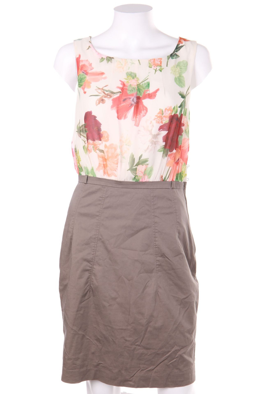 H&M - Chiffon-Kleid mit Blumen-Print - D 38