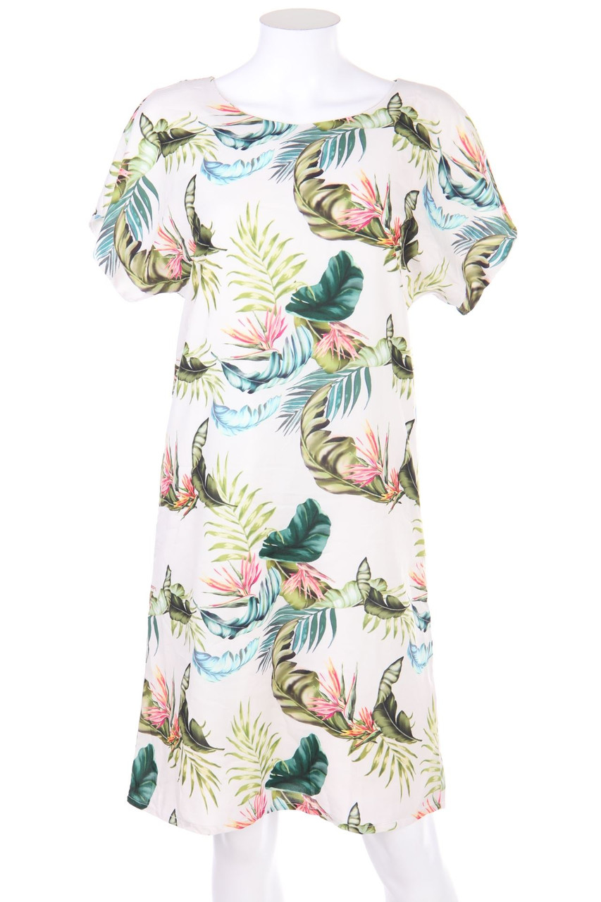 amy by AMY VERMONT - Kurzarm-Kleid mit Batwing-Ärmeln mit Muster - D 40