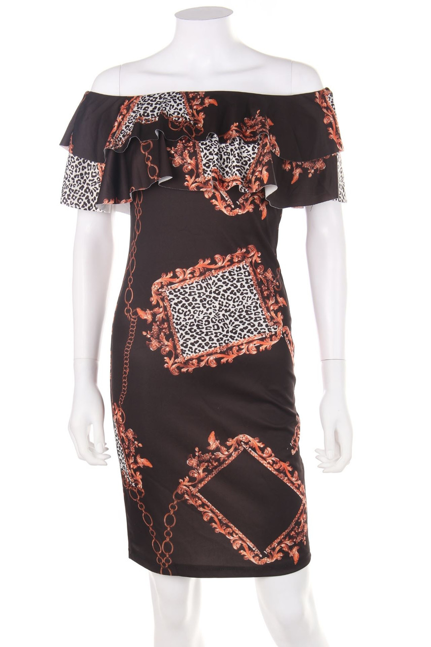 bamboo - Carmen-Kleid mit Volants - S