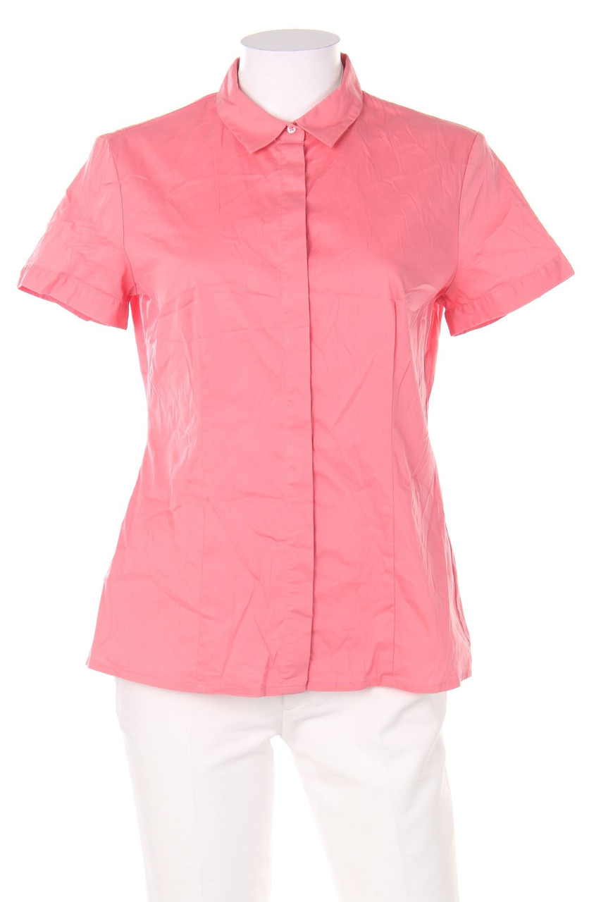 s.Oliver BLACK LABEL - Hemd-Bluse mit kurzem Ärmel mit Stretch - D 38