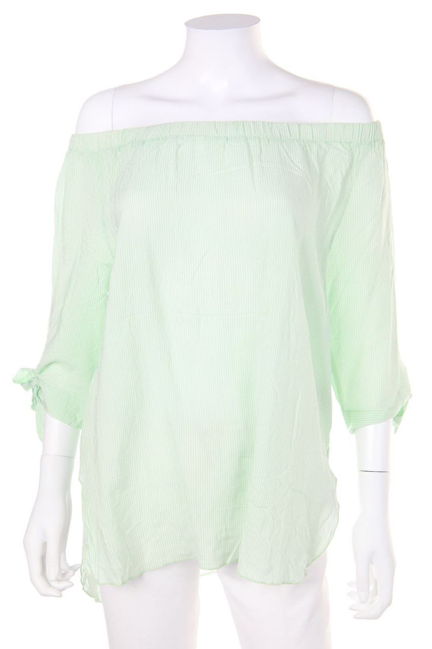 BLIND DATE - Carmen-Bluse mit Streifen - M