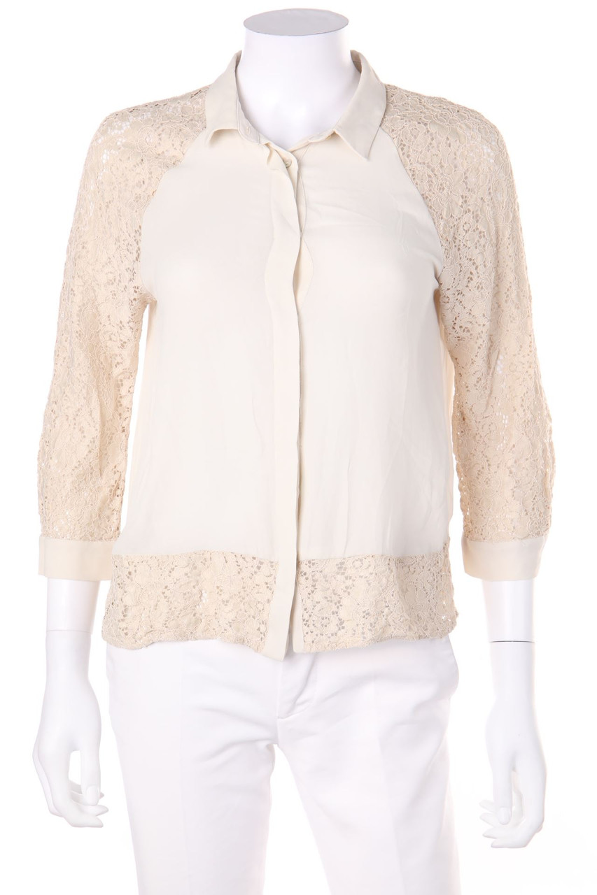 ZARA - Hemd-Bluse mit 3/4-Ärmel - M