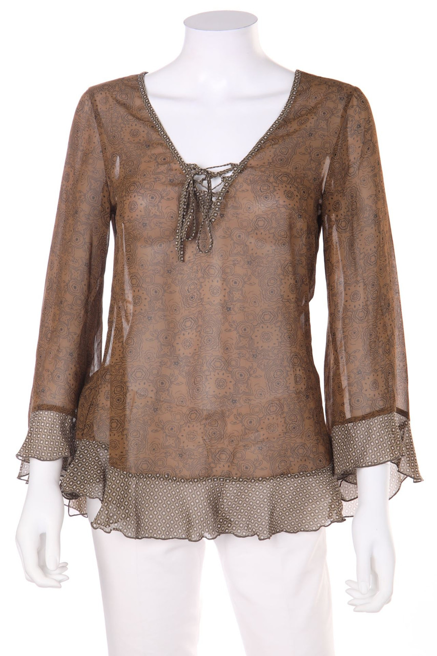 ESPRIT - Bluse mit floralem Muster - S