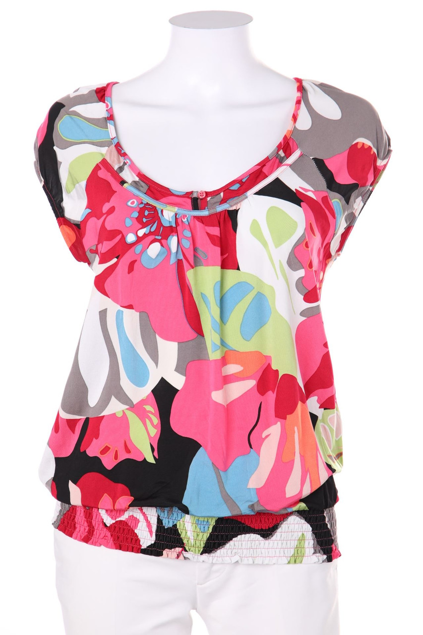 comma - Shirt mit geometrischem Muster - D 36