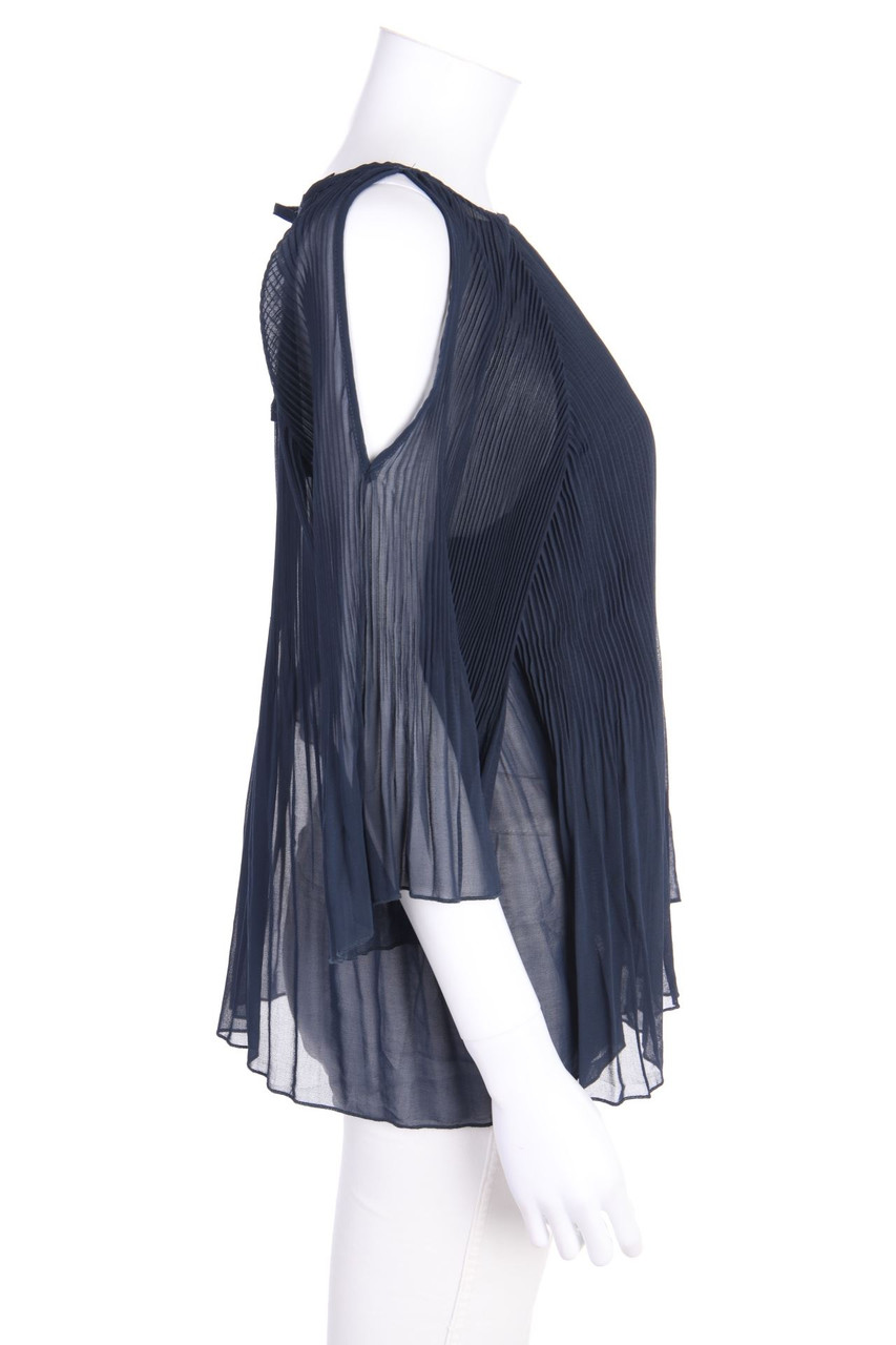 BODYFLIRT - Plissee-Bluse mit 3/4-Ärmel mit Cut-outs - D 38