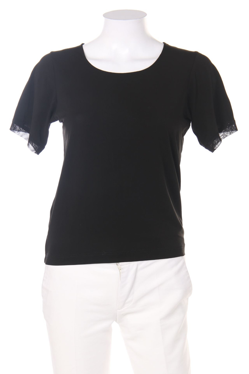 KATHLEEN MADDEN - Kurzarm-Shirt mit Strass-Steinen - M