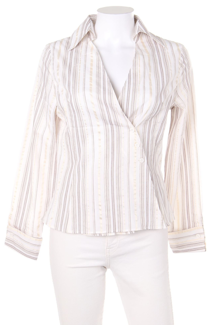 Laura Scott - Wickel-Bluse mit Streifen - D 36