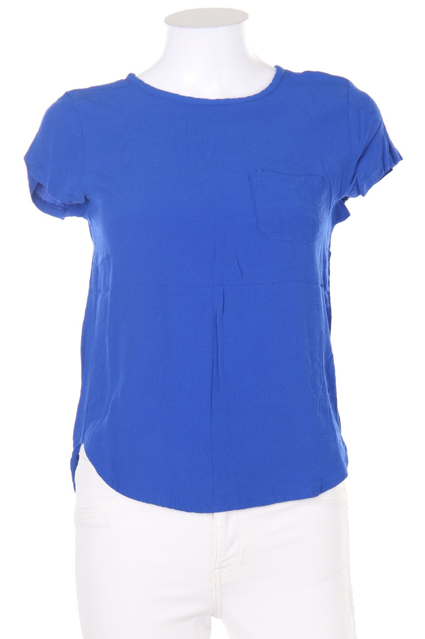H&M - Kurzarm-Bluse aus Viskose - D 34