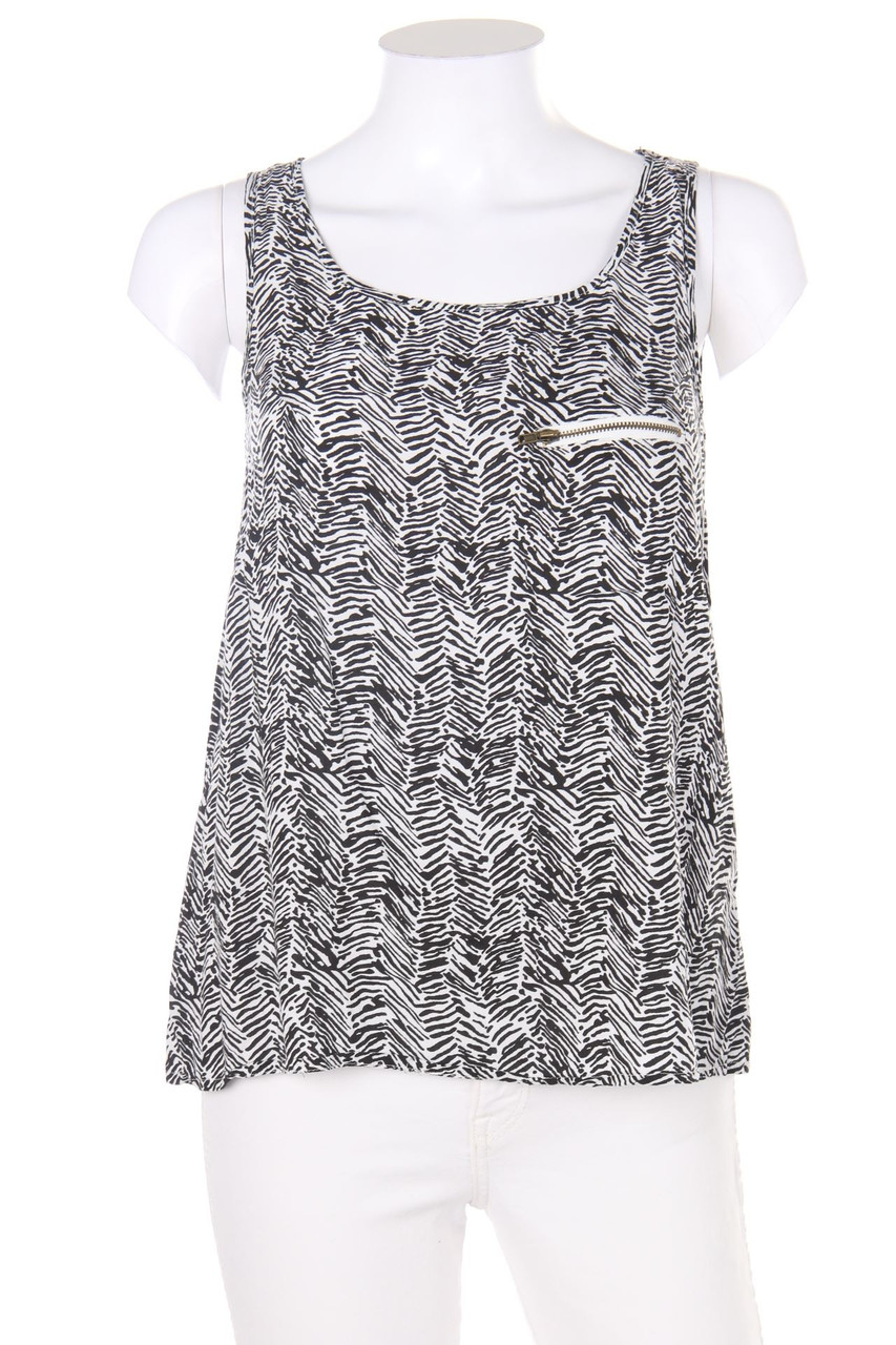 ONLY - Top mit Animal-Print - D 34