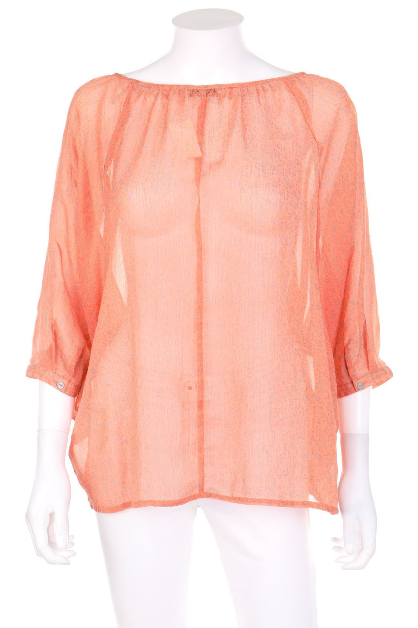 TOM TAILOR - Print-Bluse mit Batwing-Ärmeln - D 36