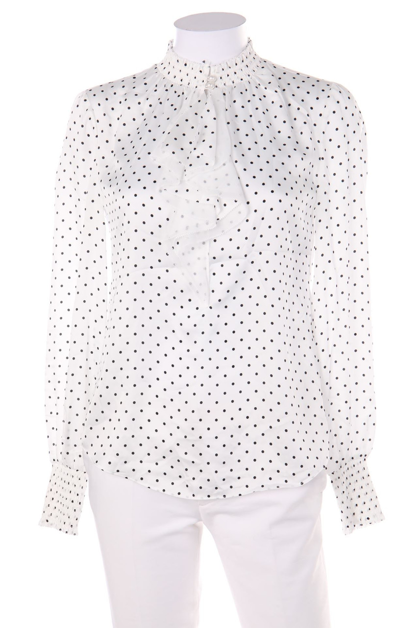 White House Black Market - Bluse mit Punkten - D 38