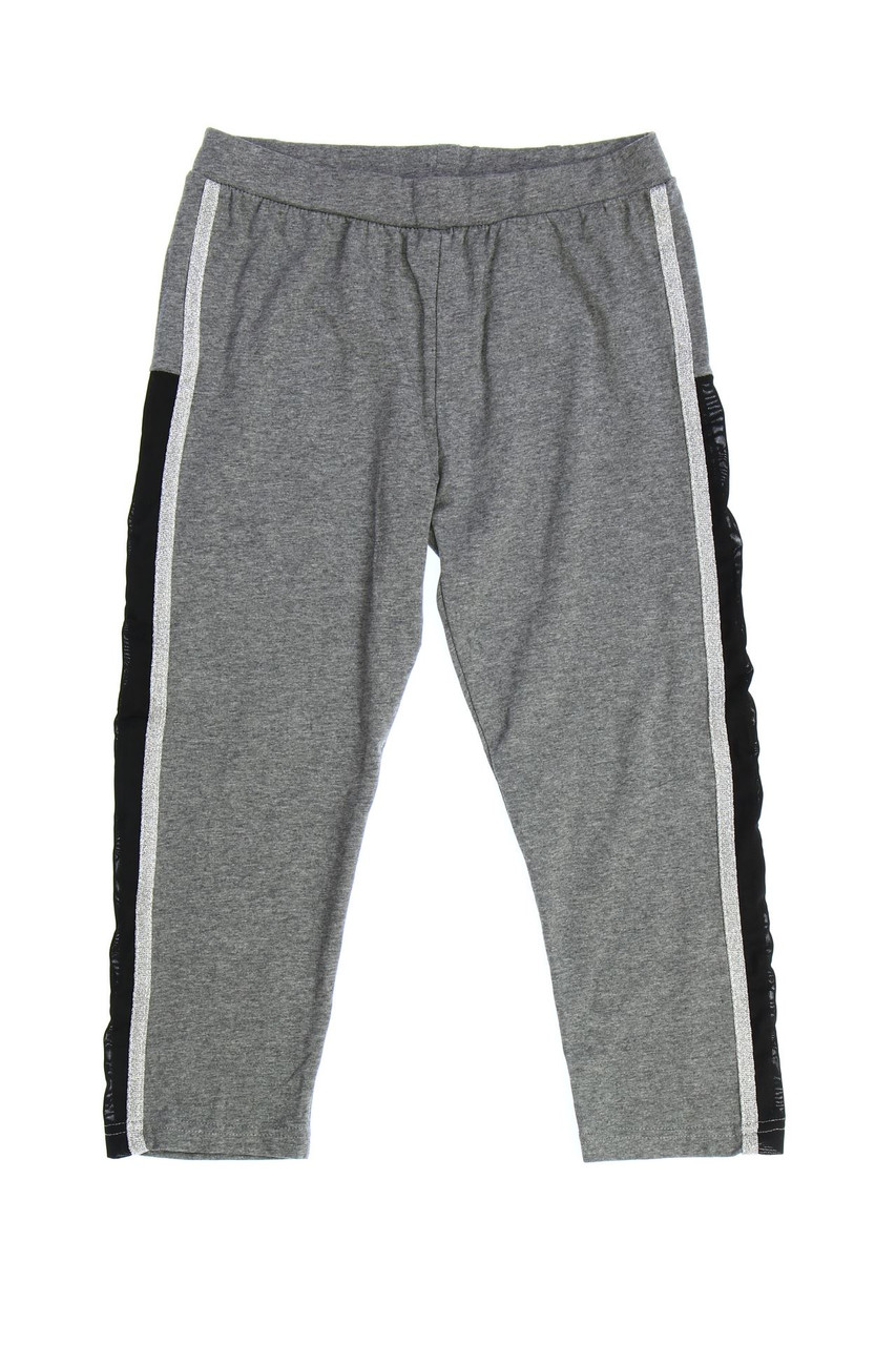 Ohne Label - Leggings mit Mesh-Einsatz - 134